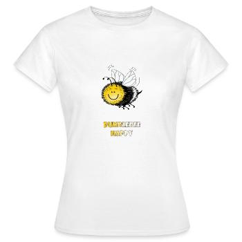 Hummel heureux satisfait Hummel - T-shirt Femme - blanc - Devant - AI Model Female 172 dark (172cm)