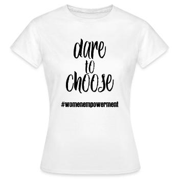 Girl power Girl power Girl power Feminism - Women's T-Shirt - white - Front - AI Model Female 172 dark (172cm)
