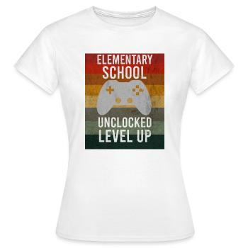 Niveau supérieur de contrôleur d'école élémentaire - T-shirt Femme - blanc - Devant - AI Model Female 172 dark (172cm)
