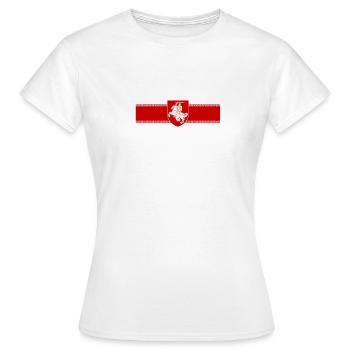 Free Belarus Free Belarus - Women's T-Shirt - white - Front - AI Model Female 172 dark (172cm)