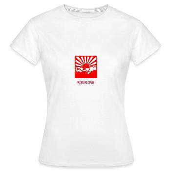 Soleil levant - T-shirt Femme - blanc - Devant - AI Model Female 172 dark (172cm)