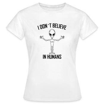 Citation drôle - T-shirt Femme - blanc - Devant - AI Model Female 172 dark (172cm)