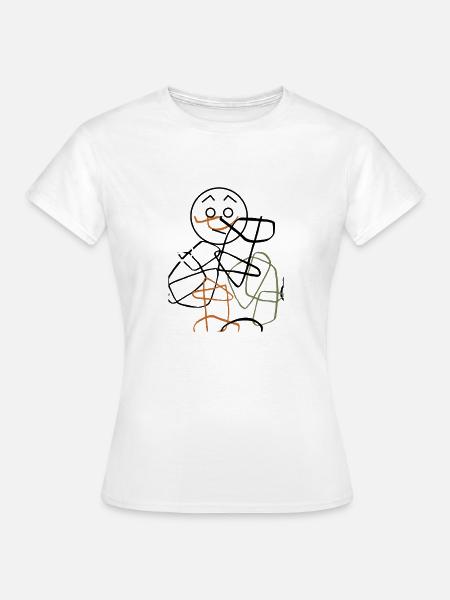 Abstrakte Kunst - Frauen T-Shirt - Weiß