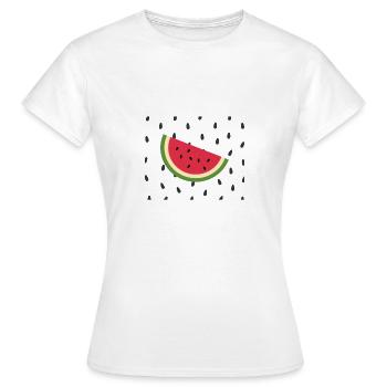 Watermelon - Women's T-Shirt - white - Front - AI Model Female 172 dark (172cm)