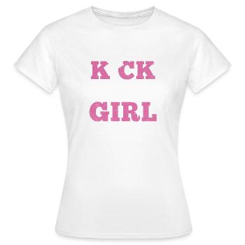 Cadeau d'entraîneur de kickboxing Kickboxer - T-shirt Femme - blanc - Devant - AI Model Female 172 dark (172cm)
