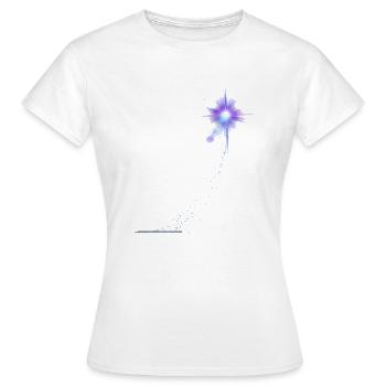 Étoile filante - T-shirt Femme - blanc - Devant - AI Model Female 172 dark (172cm)