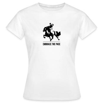 Embrace The Pace Bright - Women's T-Shirt - white - Front - AI Model Female 172 dark (172cm)