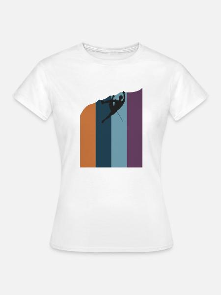 Rock Climbing - Frauen T-Shirt - Weiß