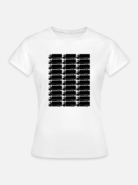Fernfahrer LKW Fahrer Berufskraftfahrer - Frauen T-Shirt - Weiß