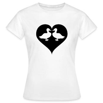 Canard Canard Grinchet Quak - T-shirt Femme - blanc - Devant - AI Model Female 172 dark (172cm)