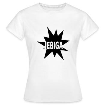 Jebiga Balkan - T-shirt Femme - blanc - Devant - AI Model Female 172 dark (172cm)