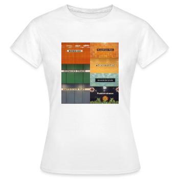 Berlin - T-shirt Femme - blanc - Devant - AI Model Female 172 dark (172cm)