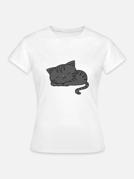 Katzenpapa - Frauen T-Shirt - Weiß