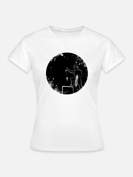 Schornsteinfeger Schlotfeger - Frauen T-Shirt - Weiß