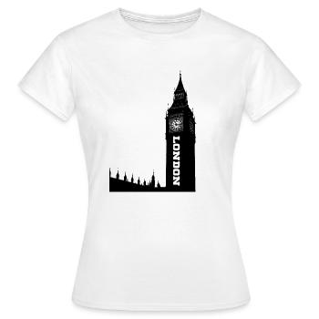 London Town - Frauen T-Shirt - Weiß - Vorne - AI Model Female 172 dark (172cm)