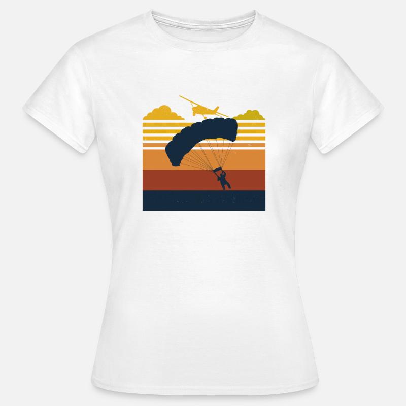 Skydiving Skydiving gift - Women's T-Shirt - white