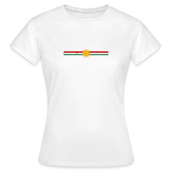 Kurd Kurdistan Biji Kurdistan - Women's T-Shirt - white - Front - AI Model Female 172 dark (172cm)