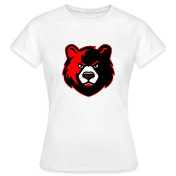 Evil Bear - Women's T-Shirt - white - Front - AI Model Female 172 dark (172cm)