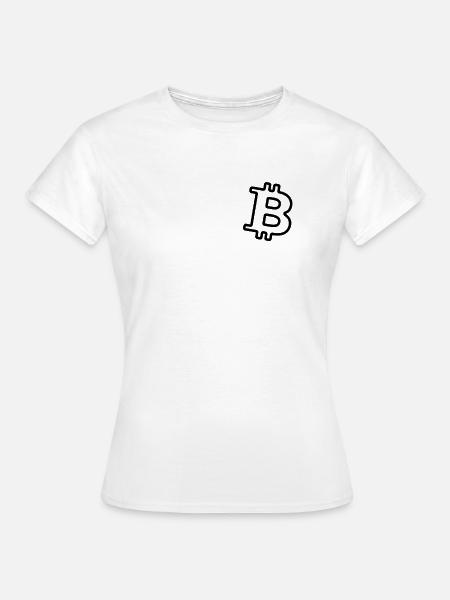 bitcoin - Frauen T-Shirt - Weiß