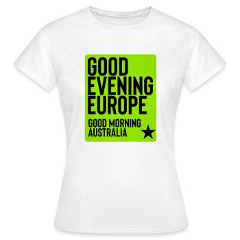 Eurovision Song Contest - Frauen T-Shirt - Weiß - Vorne - AI Model Female 172 dark (172cm)