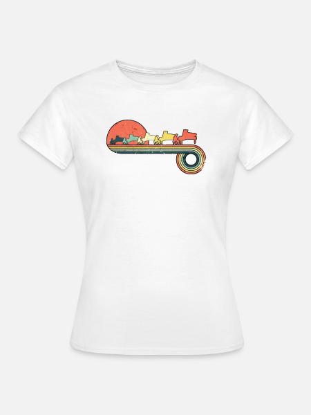 Pianist, der - Frauen T-Shirt - Weiß