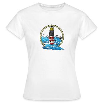 Phare - T-shirt Femme - blanc - Devant - AI Model Female 172 dark (172cm)