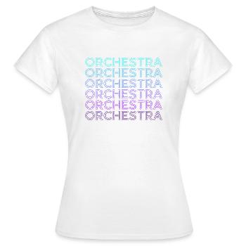Orchestra Retro - Women's T-Shirt - white - Front - AI Model Female 172 dark (172cm)