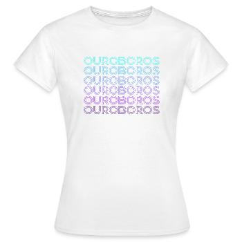 Ouroboros Uroboros Alchimie Egypte Ancienne Rétro - T-shirt Femme - blanc - Devant - AI Model Female 172 dark (172cm)