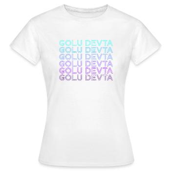 Golu Devta Dieu hindou Mythologie hindoue Rétro - T-shirt Femme - blanc - Devant - AI Model Female 172 dark (172cm)