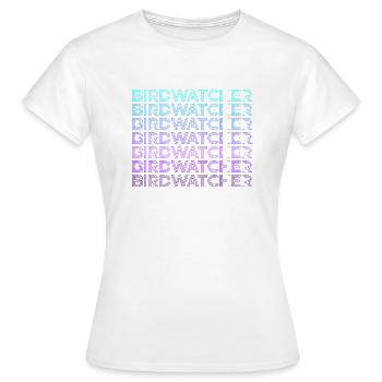 Ornithologues Ornithologues ornithologues amateurs R - T-shirt Femme - blanc - Devant - AI Model Female 172 dark (172cm)