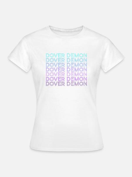 Dover Dämon Kryptide Kryptozoologie Retro - Frauen T-Shirt - Weiß