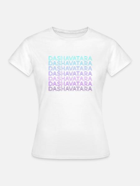 Dashavatara Vishnu Hindu Gott Mythologie Retro - Frauen T-Shirt - Weiß