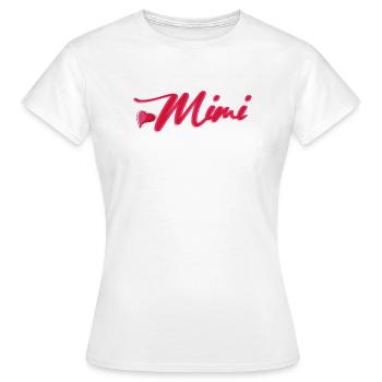 Mimi - Frauen T-Shirt - Weiß - Vorne - AI Model Female 172 dark (172cm)