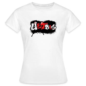 Ultras Fussball 1312 Acab Fankurve Fanartikel - Frauen T-Shirt - Weiß - Vorne - AI Model Female 172 dark (172cm)