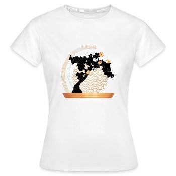 Arbre - T-shirt Femme - blanc - Devant - AI Model Female 172 dark (172cm)
