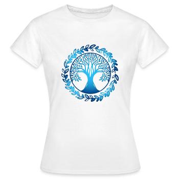 Arbre - T-shirt Femme - blanc - Devant - AI Model Female 172 dark (172cm)