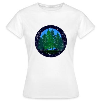Arbre - T-shirt Femme - blanc - Devant - AI Model Female 172 dark (172cm)