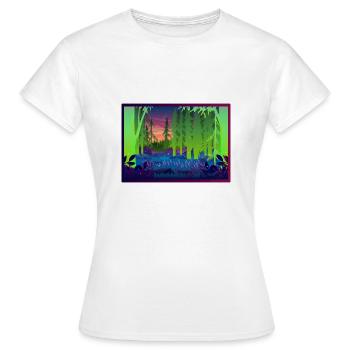 Arbre - T-shirt Femme - blanc - Devant - AI Model Female 172 dark (172cm)