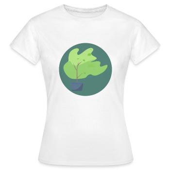 Baum - Frauen T-Shirt - Weiß - Vorne - AI Model Female 172 dark (172cm)