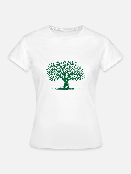 Arbre - T-shirt Femme - blanc