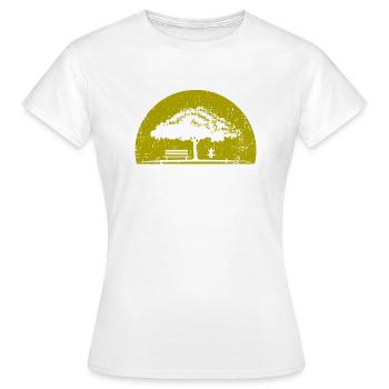 Baum - Frauen T-Shirt - Weiß - Vorne - AI Model Female 172 dark (172cm)