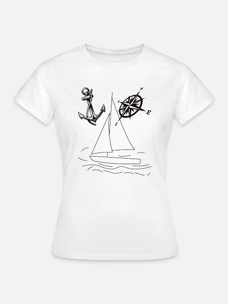 Sailing Dinghy Water - Women's T-Shirt - white