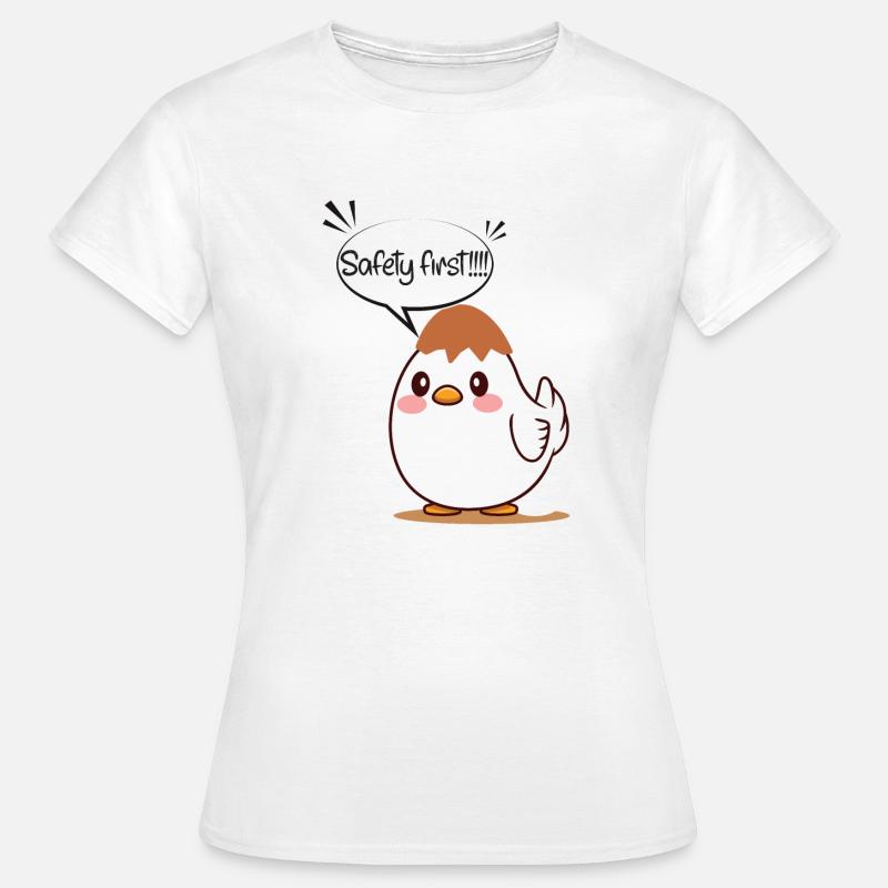 Eggs Helmet - Women's T-Shirt - white