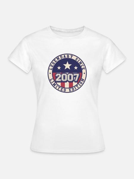 Legendary Since 2007 15e anniversaire - T-shirt Femme - blanc