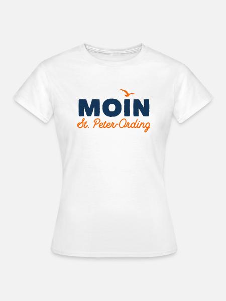Nordsee Moin St. Peter-Ording - Frauen T-Shirt - Weiß