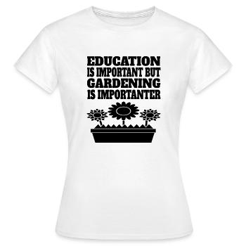 Jardin Hobby Jardinier Verger Cadeau Jardinier - T-shirt Femme - blanc - Devant - AI Model Female 172 dark (172cm)