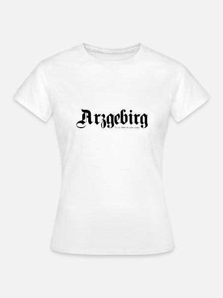 Erzgebirge Berg - Frauen T-Shirt - Weiß