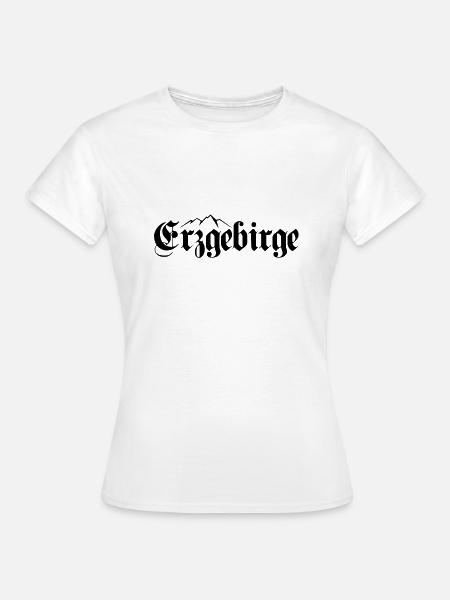 Erzgebirge Berg - Frauen T-Shirt - Weiß