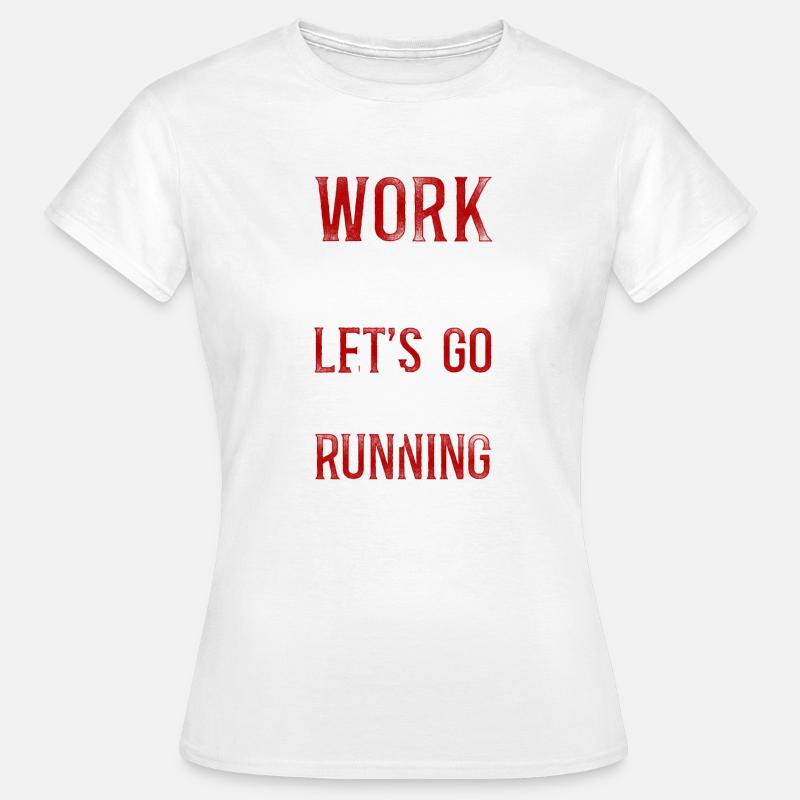 Running Runner Half Marathon - Women's T-Shirt - white
