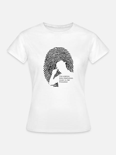 Spurensicherung - Kripo Polizei Kriminaltechnik - Frauen T-Shirt - Weiß